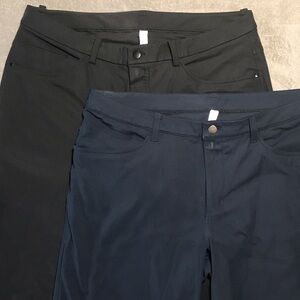 Lululemon Athletica ABC Black and Navy Pants - 2 pack